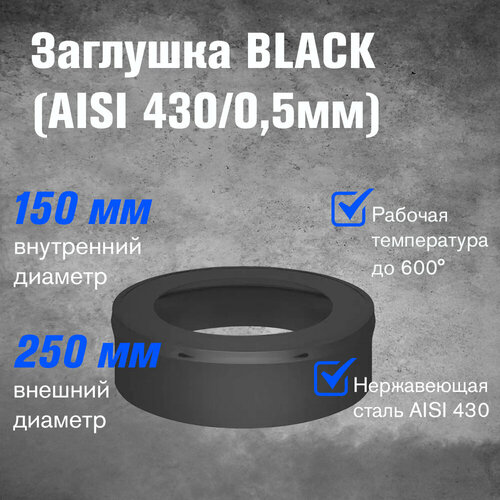    BLACK (AISI 430/0,5) (150x250)  -     , -  