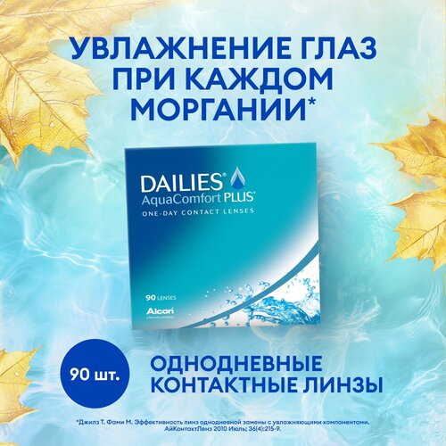     Alcon Dailies AquaComfort PLUS, 90 ., R 8,7, D -1  -     , -  