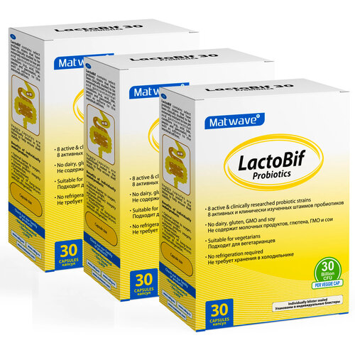   Matwave LactoBif Probiotics ., 30  , 120 , 30 ., , 3 .  -     , -  