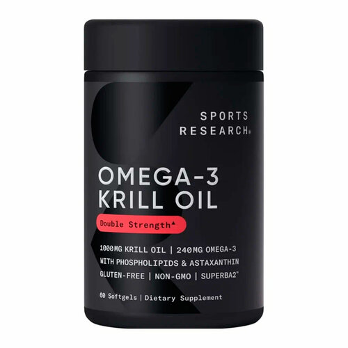    Sports Research Antarctic krill oil, 110 , 60 .  -     , -  