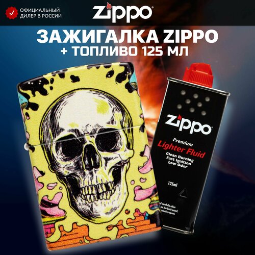     ZIPPO 48640 Skull +     125   -     , -,   