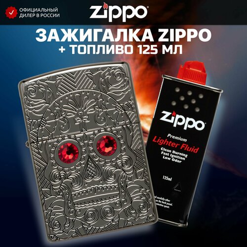    ZIPPO 49300 Armor Crystal Skull +     125 