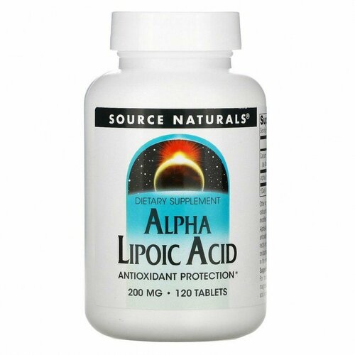   Alpha Lipoic Acid, Sourse Naturals,   , 200  120   -     , -  