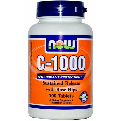   NOW C-1000 SR with Rose Hips (100)  -     , -  