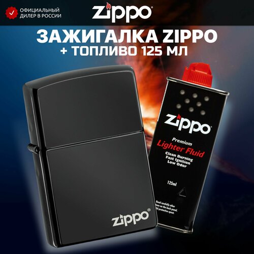     ZIPPO 24756ZL Classic High Polish Black Logo +     125   -     , -,   