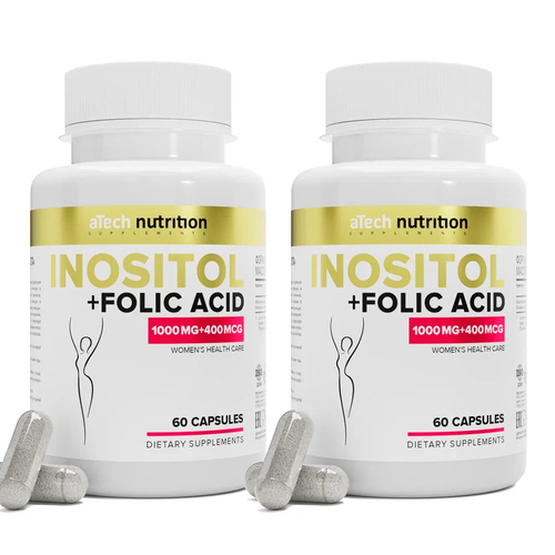���� ����� 2 �������� ��������/ ������ 1000 �� + �������� ������� 400 ��� aTech nutrition 60 + 60 ������