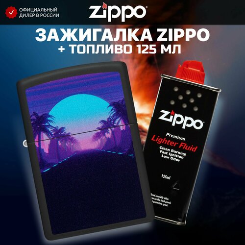     ZIPPO 49809 Sunset Black Light +     125   -     , -,   