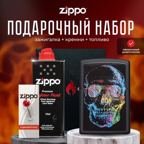    ZIPPO   (   Zippo 28042 Colorful Skull +  +  125  )  -     , -  