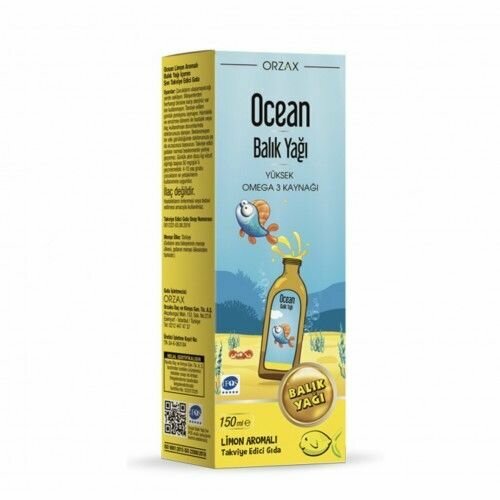   ORZAX OCEAN FISH OIL SYRUP 150 ML;       150   -     , -  