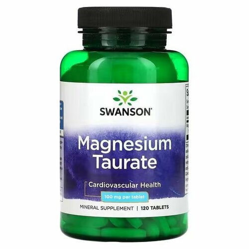   Swanson Magnesium Taurate, 100 , 120   -     , -  