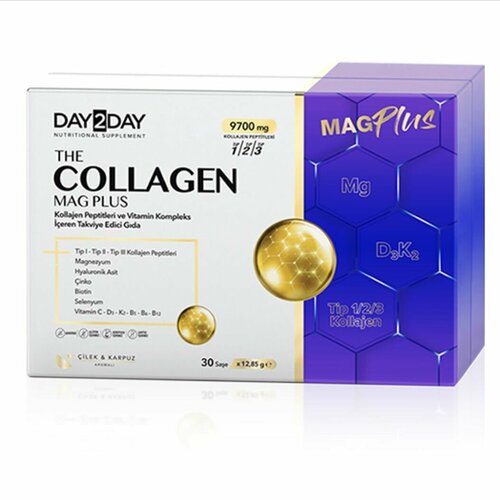 ���� Day 2 Day Collagen Mag Plus, �������� + ������. 30 ����. ORZAX. ������