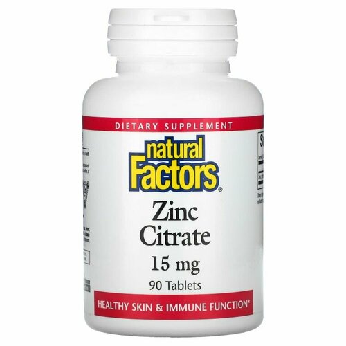 ���� 100% iHerb - ���� ������, Natural Factors, 15 ��, 90 ��������