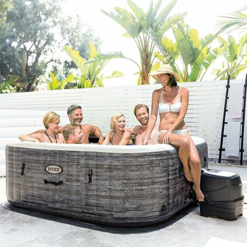   SPA  PureSpa Greystone Deluxe Square, 239x71 , Intex 28452  -     , -,   