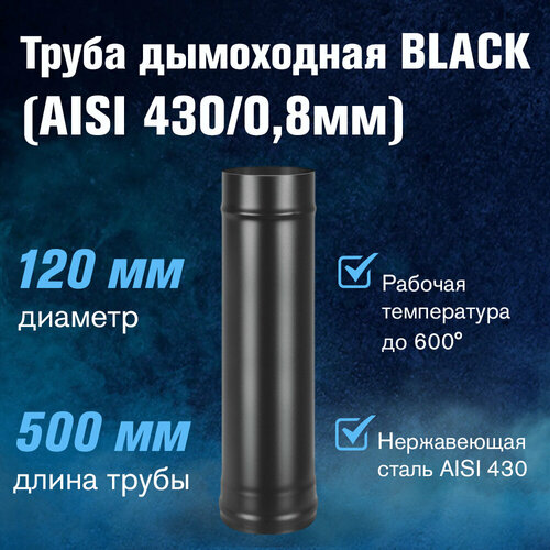    BLACK (AISI 430/0,8) L-0,5 (120)  -     , -  