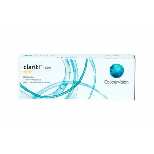    CooperVision Clariti 1 day toric., 30 ., R 8,6, D -3,75,CYL:-0,75,A:130, , 1 .