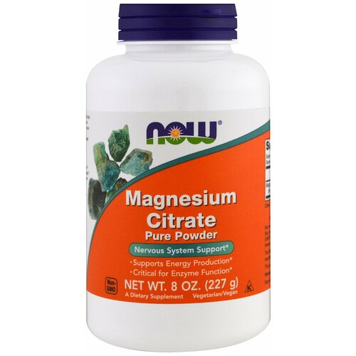 ���� ������� NOW Magnesium Citrate Pure Powder, 227 �, 220 ��