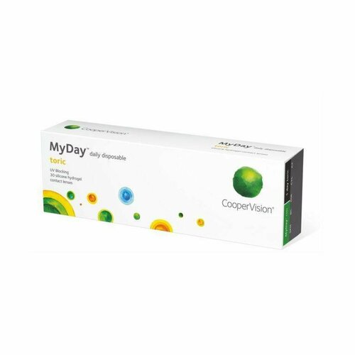     CooperVision MyDay daily disposable toric, 30 ., R 8,6, D -5,75,CYL:-1,25,A:110, , 1 .  -     , -  