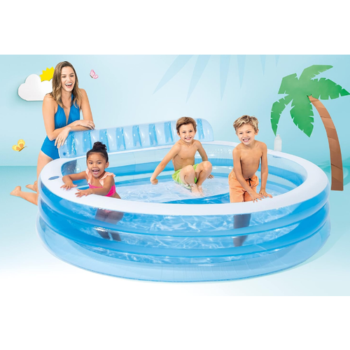���� �������� ������� Intex, 229 � 218 � 79 ��, Swim Center Family Lounge Pool, ��������