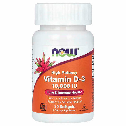   Now Foods,  D3, , 250  (10 000 ), 30    -     , -  