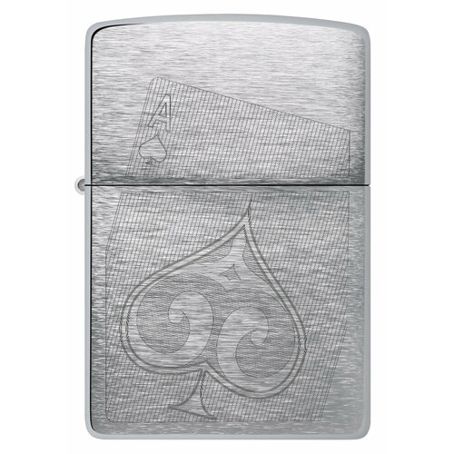 ���� ������������ ���������� ��������� ZIPPO Classic 29685 � ��������� Brushed Chrome - ������� ���