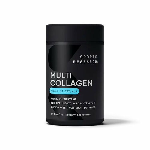     , Multi Collagen Capsules, Sports Research, 90   -     , -  