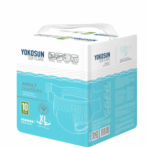      YokoSun Softcare Adult diapers, XL, 7 , 130-170 , 1 .  10 .  -     , -  