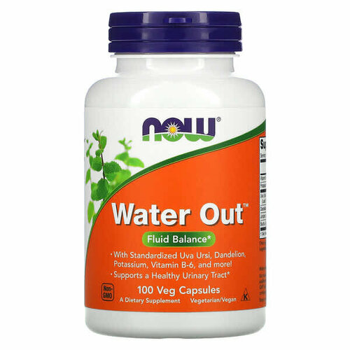 ���� Now Foods, Water Out, ������ ������, 100 ������������ ������