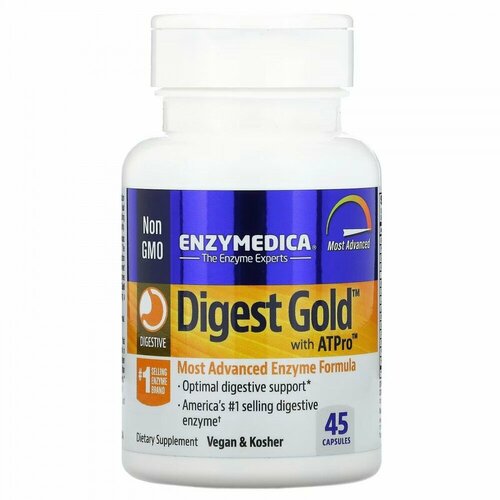 ���� Enzymedica Digest gold with ATPro 45 caps / ����������� �������� ���� � ����� 45 ����