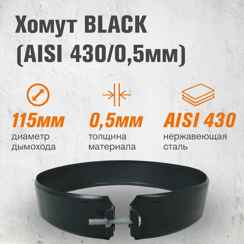    BLACK (AISI 430/0,5) (115)  -     , -  