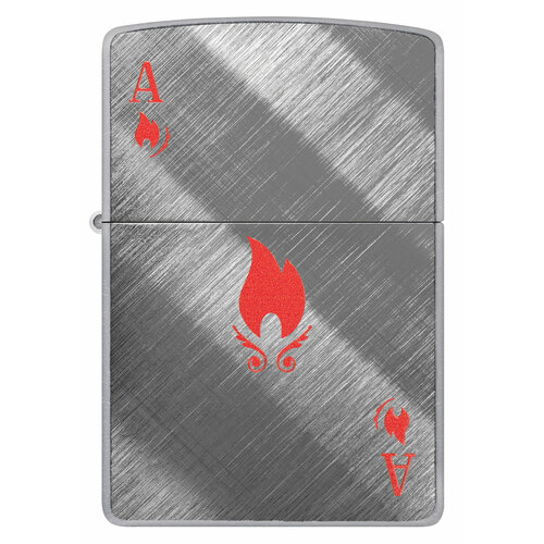      ZIPPO Classic 48451 Ace Design   Brushed Chrome -   -     , -  