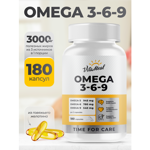    3-6-9 VitaMeal Omega 3 6 9,  , 180 ,     -     , -  