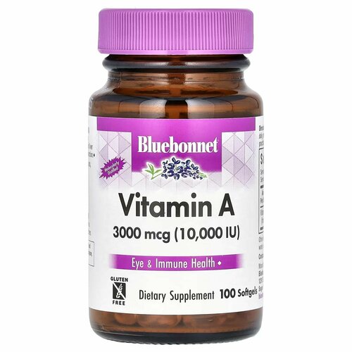 ���� Bluebonnet Nutrition, ������� A, 3000 ��� (10 000 ME), 100 ������