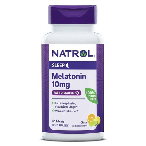   Melatonin Fast Dissolve ., 10 , 50 , 60 .,   -     , -  