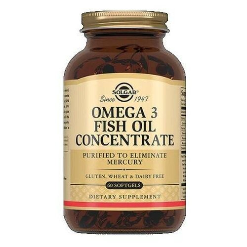 ���� Solgar Omega-3 Fish Oil Concentrate ����., 200 �, 60 ��.