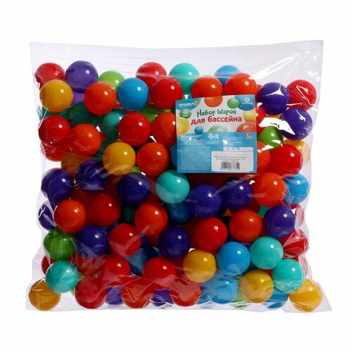 купить онлайн Набор шариков для бассейна, 150 шт, диаметр — 5 см, разноцветные магазин - доставка и заказ по Москве, Санкт-Петербургу, СНГ и России