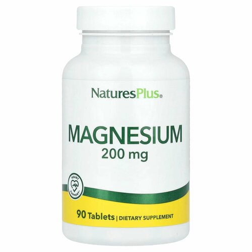 ���� ������ �����, Nature's Plus Magnesium chelate, 200 ��, 90 ��������