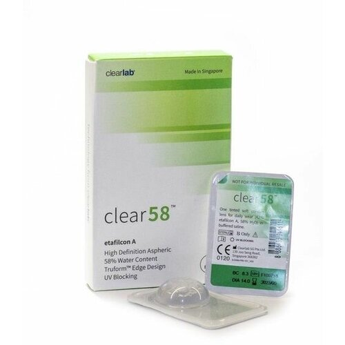     Clearlab Clear 58, 14 , 6 ., R 8,3, D -4,75, , 1 .  -     , -  