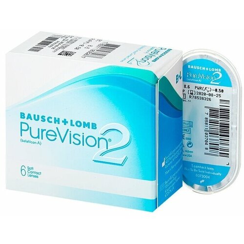     Bausch & Lomb PureVision 2 HD., 6 ., R 8,6, D -3,5  -     , -  