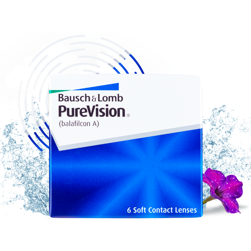     Bausch & Lomb PureVision, 6 ., R 8,6, D -0,75  -     , -  