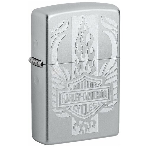      ZIPPO Classic 49660 Harley-Davidson c  Satin Chrome - Harley-Davidson  -     , -  