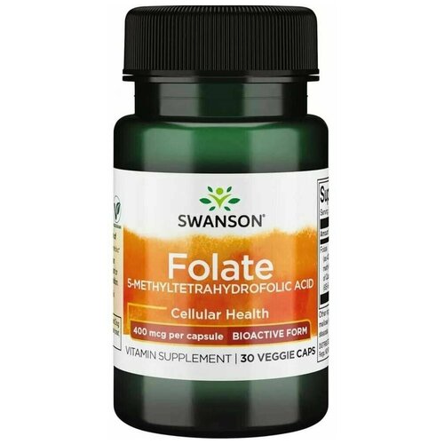 ���� �������� ������� 400 ��� SWANSON Folate 400 mcg - 30 ������