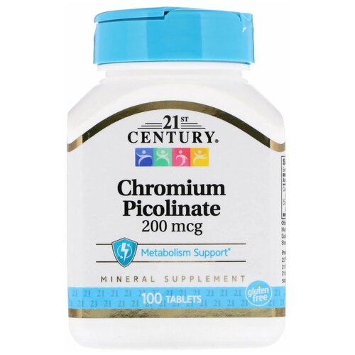    21st Century Chromium Picolinate 200 , 80 , 200 , 100 .  -     , -  