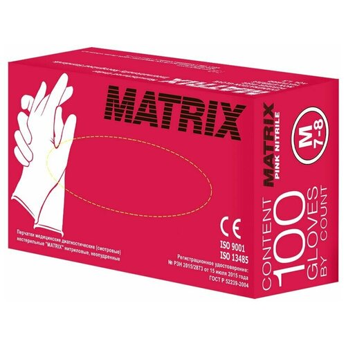      - S - 50  (100)  Matrix Pink Nitrile , ,   -     , -  