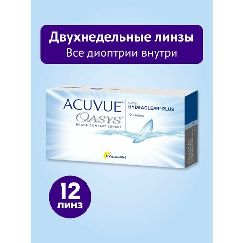 ���� ������������� ����� ACUVUE Oasys, +4.50 / 8.8, 12 ��.