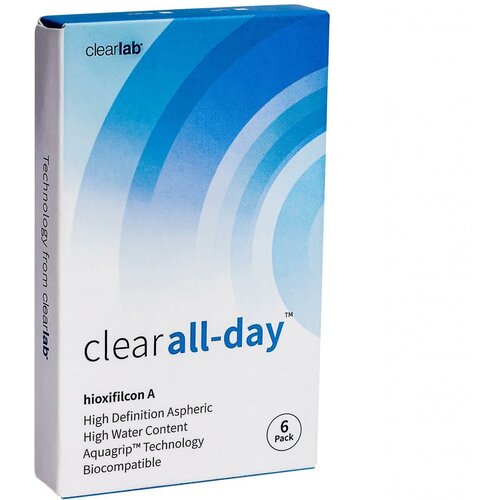     Clearlab Clear All-day, 6 ., R 8,6, D -9, 1 .  -     , -  