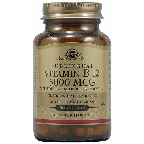 ���� Solgar Vitamin B12 Megasorb 5000 mcg (30 �������)