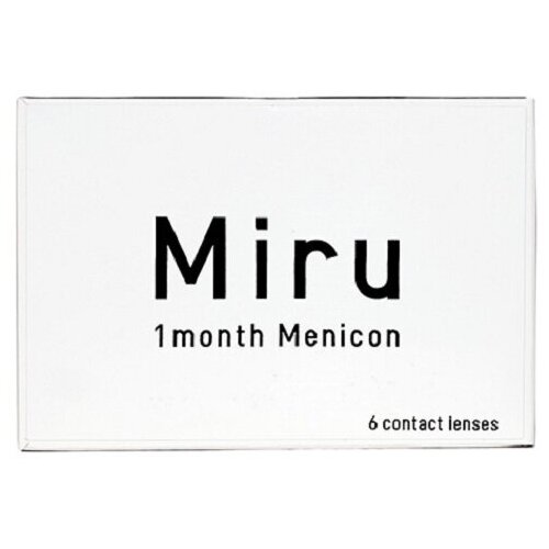     Menicon Miru 1month, 6 ., R 8,3, D -10,5, , 1 .  -     , -  