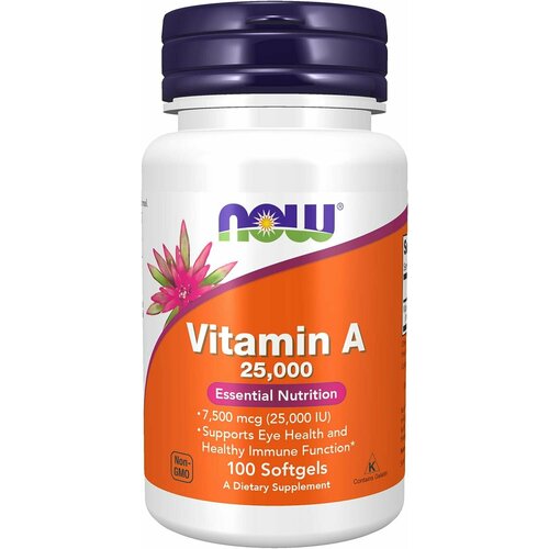 ���� NOW Vitamin A 25000 IU 100 ������
