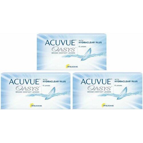     ACUVUE OASYS with Hydraclear Plus, 6 ., R 8,8, D -5,5, 3 .  -     , -  