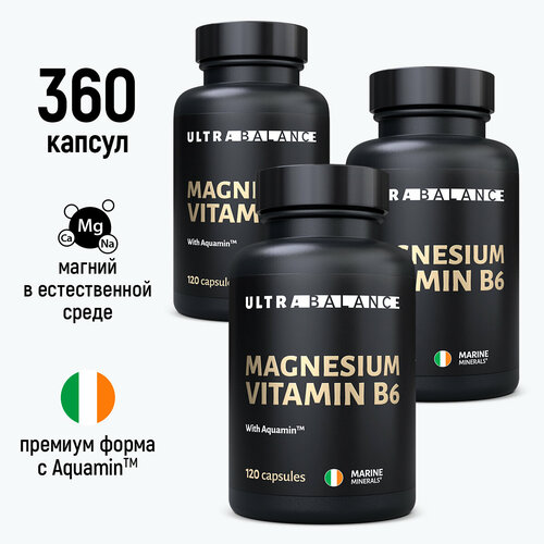    6, 360 , Ultrabalance Magnesium Vitamin B6 Premium  -     , -  